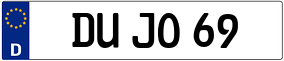 Truck License Plate
